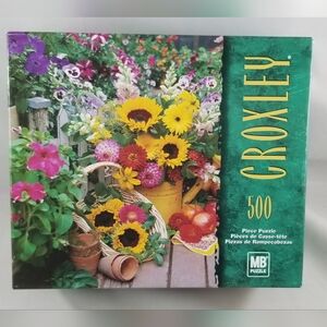 Croxley Flowers & Apples in Garden Jigsaw Puzzle 500 Piece Sunflowers Basket